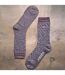 2 Pack Mens Thick Cotton Chunky Knitted formal Boot Socks-4