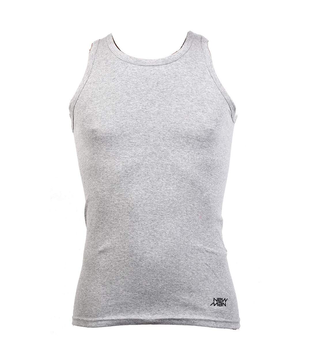 T shirt homme NEW MAN en Coton Confort et Qualité Débardeur NEW MAN 3000 Gris