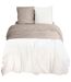 Parure de lit bi-matière microfibre et sherpa collection SHERPA-1
