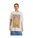 Womens/ladies Pink Floyd Crew Neck T-shirt Natural Daisy Street-1