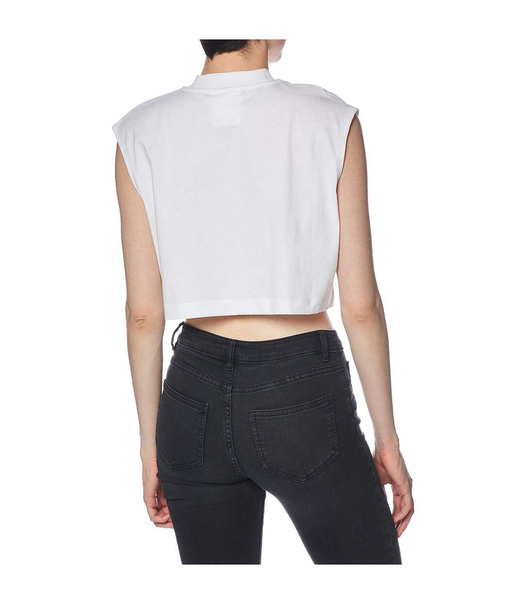 T-shirt Motif/style Courte This Is Love Femme Blanc Calvin Klein-2