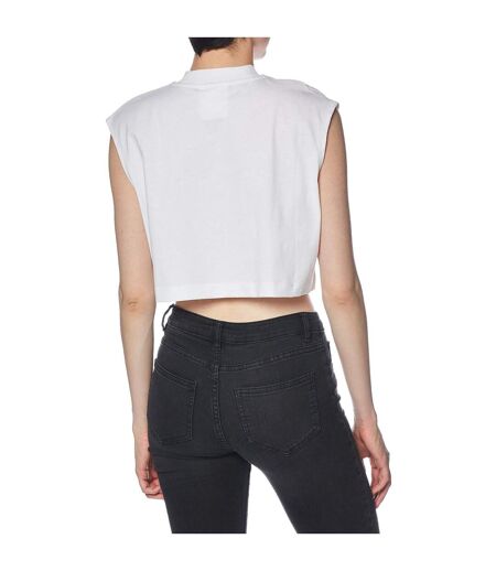 T-shirt Motif/style Courte This Is Love Femme Blanc Calvin Klein