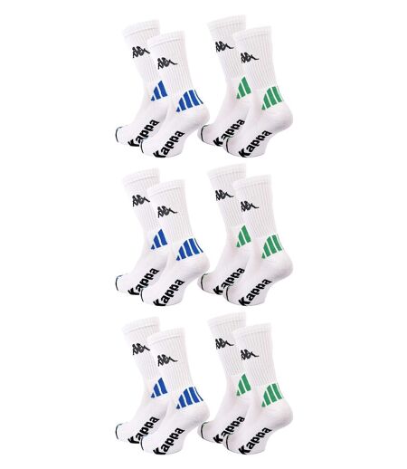 Chaussettes Homme KAPPA 6 paires PREMIUM CREW 2787BL