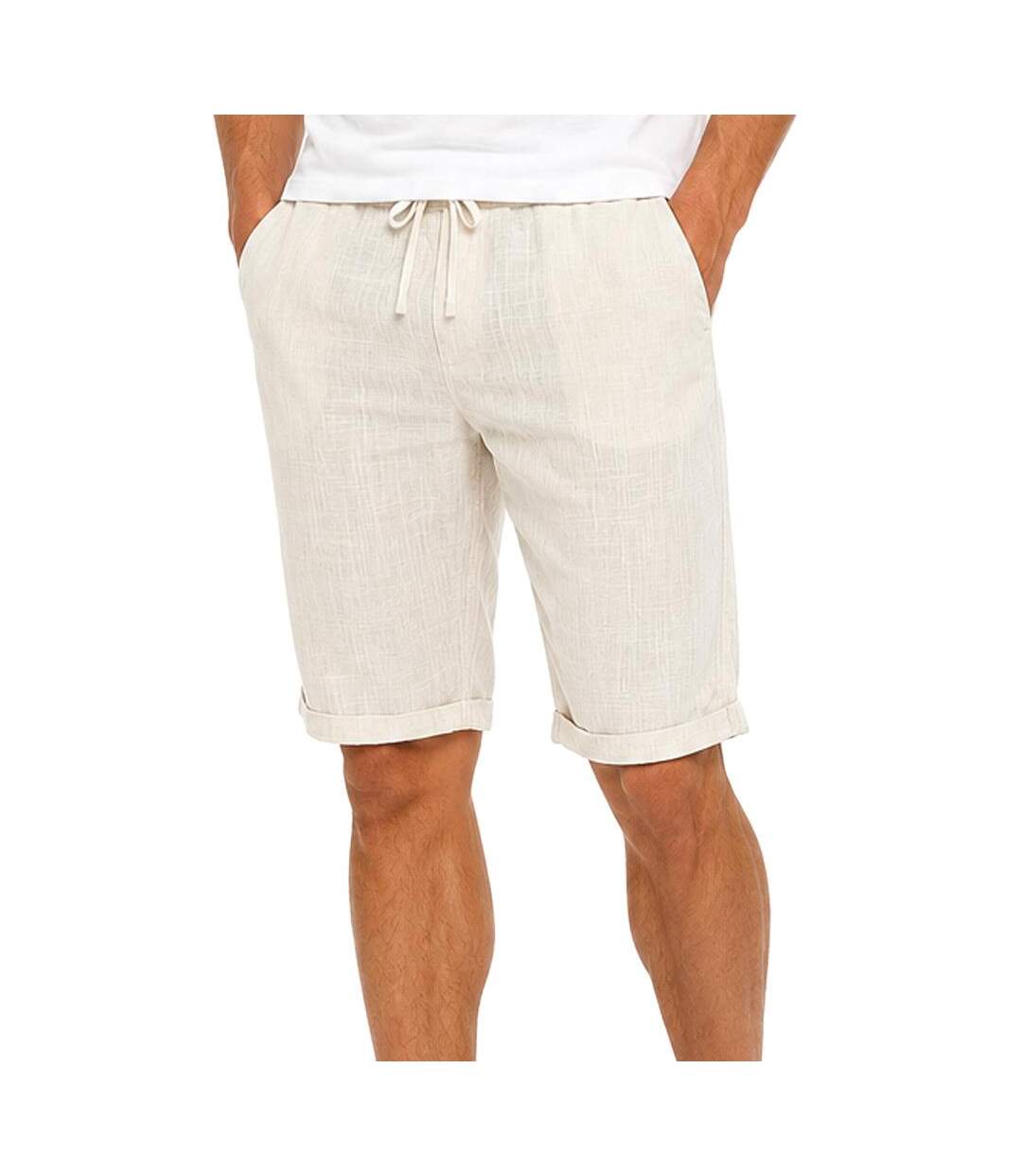 Short beige homme paname brothers bali-1