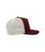 Atlantis Record Mid Visor 5 Panel Trucker Cap (Pack of 2) (Burgundy) - UTAB437