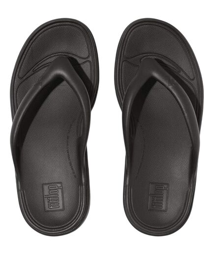 Womens/ladies Relieff Recovery Toe Post Sandals Black FitFlop