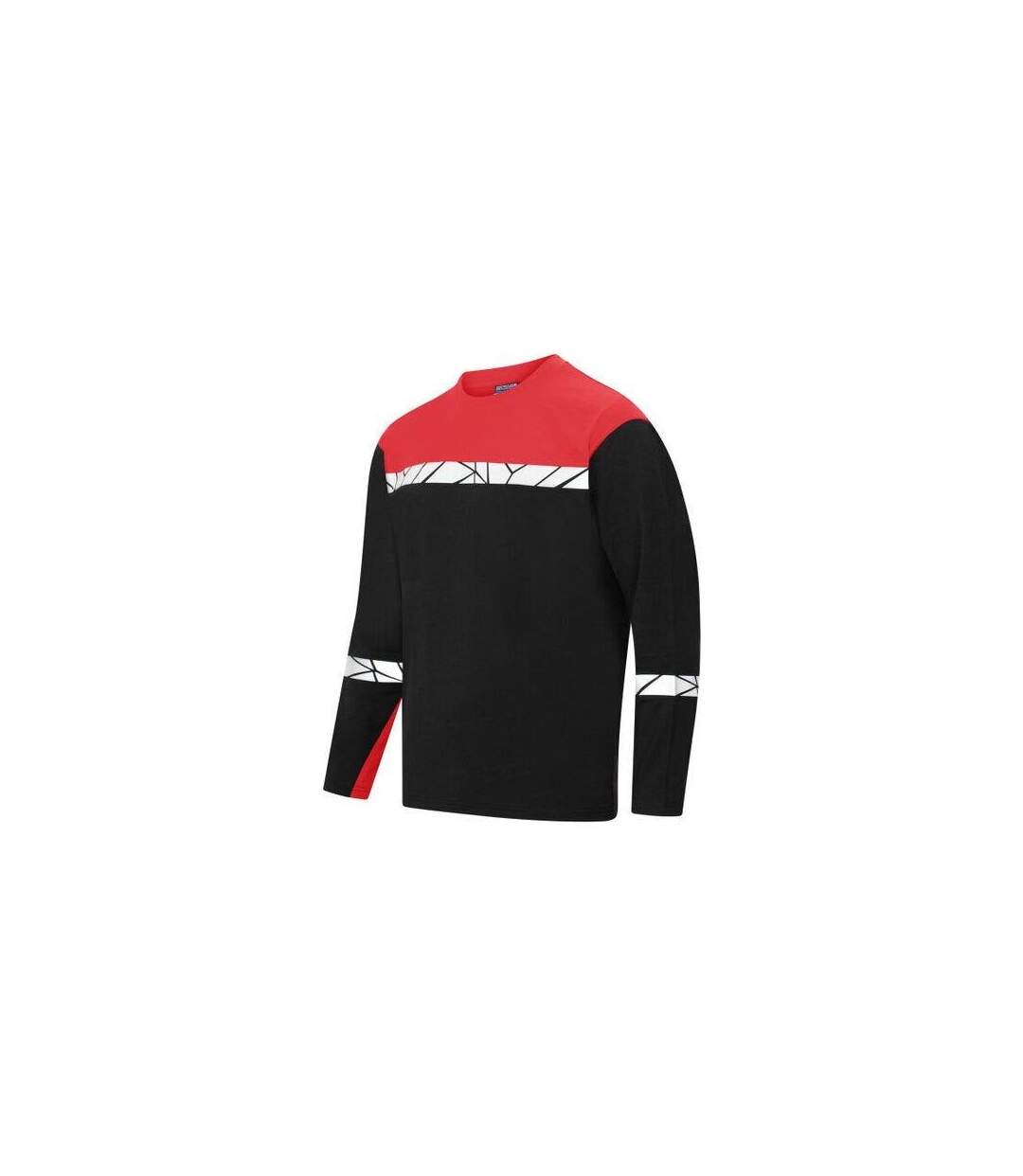 T-shirt Manches Longues Progression Homme Noir Rouge Projob-2