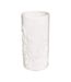 Vase en Céramique Effet 3D Mind 25cm Blanc-1