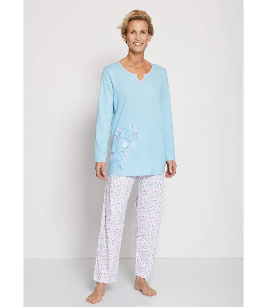Haut de pyjama manches longues-1