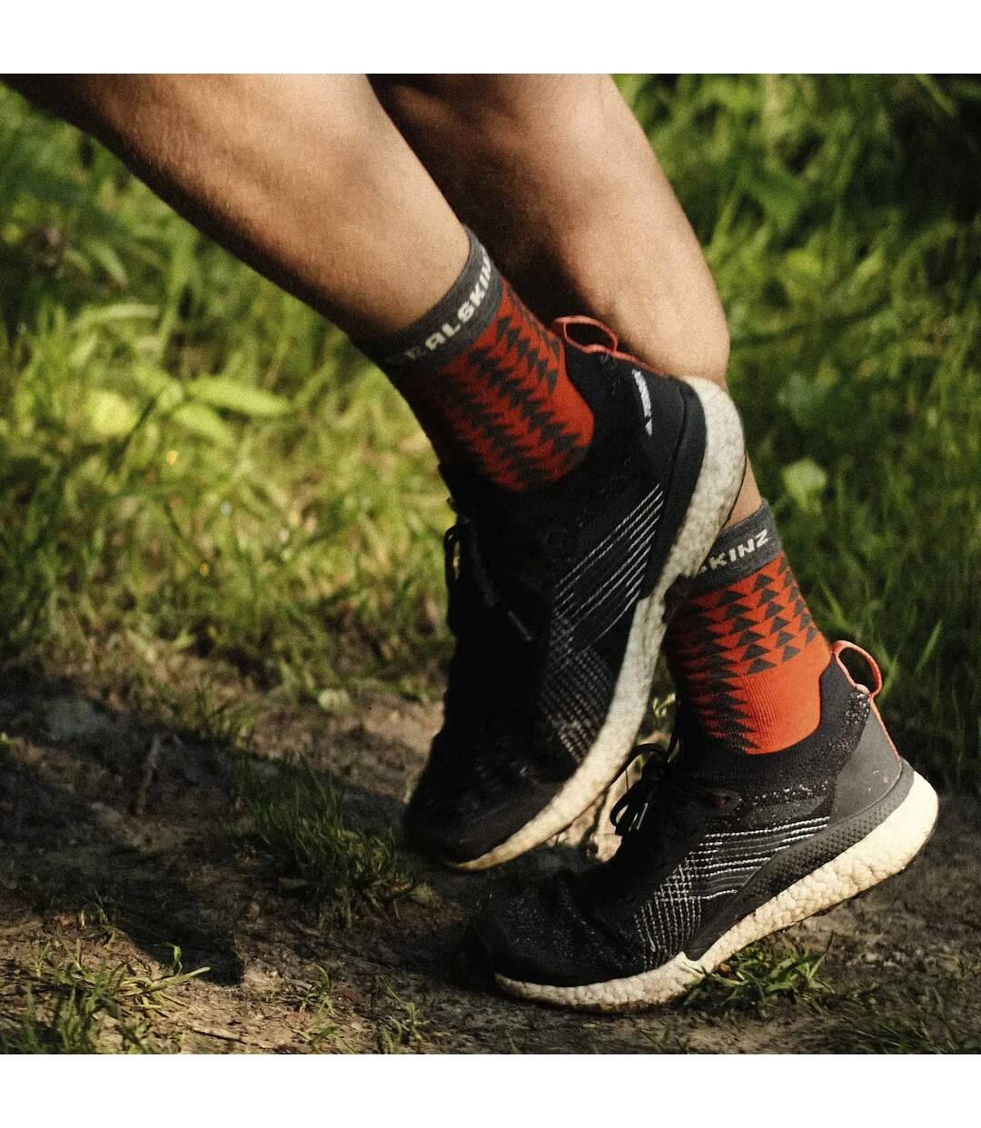 Merino Mid Length Running Socks for Men and Women-4
