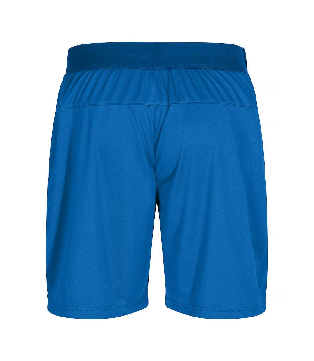 Unisex adult plain active shorts royal blue Clique-2