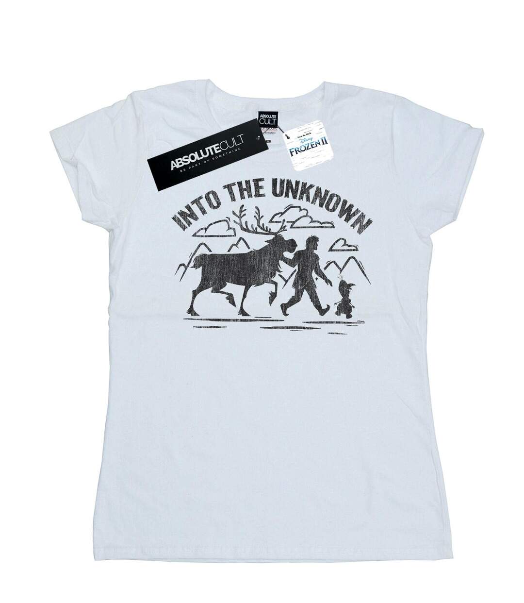 Disney Femme/Les femmes Frozen 2 Into The Unknown - T-shirt en coton (Blanc) - UTBI21719-1