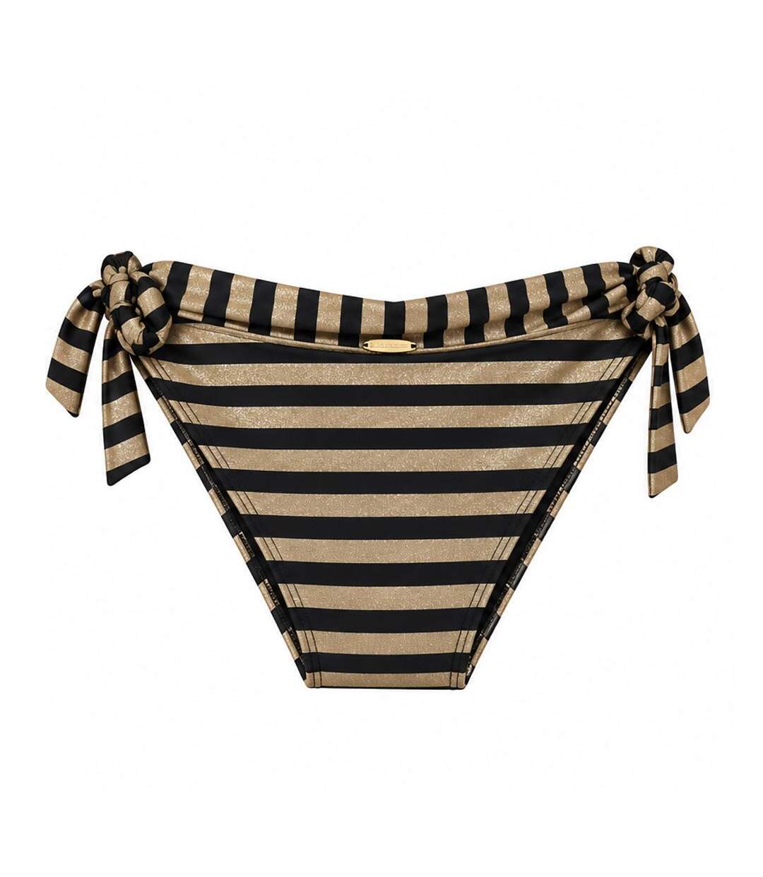 Bas de maillot de bain doré/noir femme grain de sable vogue-2