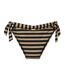 Bas de maillot de bain doré/noir femme grain de sable vogue-2