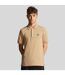 Polo Uni Homme Beige Clair Lyle & Scott-1