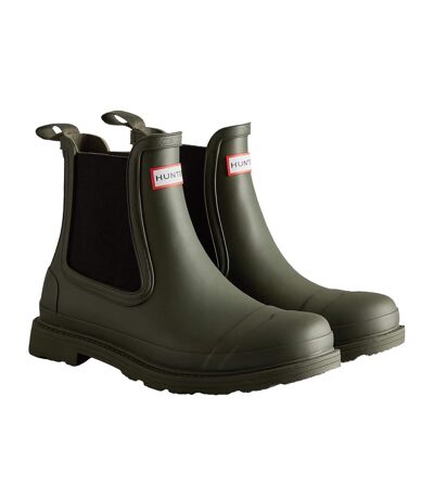 Bottines Chelsea Commando Homme Olive Foncée Hunter