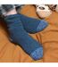 Sock Snob - 4 Paires Homme Chaussettes Polaire Chaudes | Antidérapantes Chaudes-5