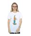 Disney Femme/Les femmes Goofy Christmas Lights Coton Boyfriend T-Shirt (Blanc) - UTBI37727-2