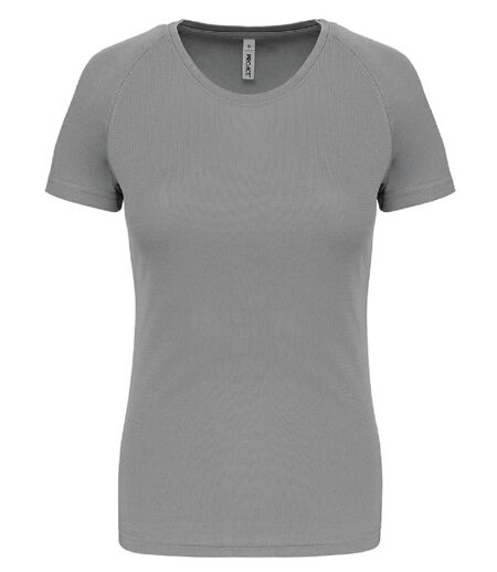 T-shirt sport - Running - Femme - PA439 - gris clair