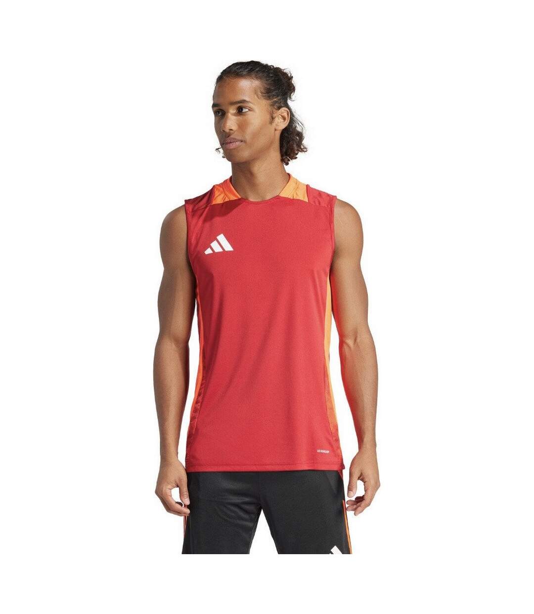 Maillot Sans Manches Tiro Competition Homme Rouge Adidas-1