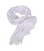 Écharpe Taille Unique Blanc Build Your Brand-1