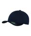 Casquette De Baseball Motif/style 5 Panneaux Bleu Marine Flexfit-1