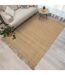 Tapis jute fait main motif uni KIRLOUNE