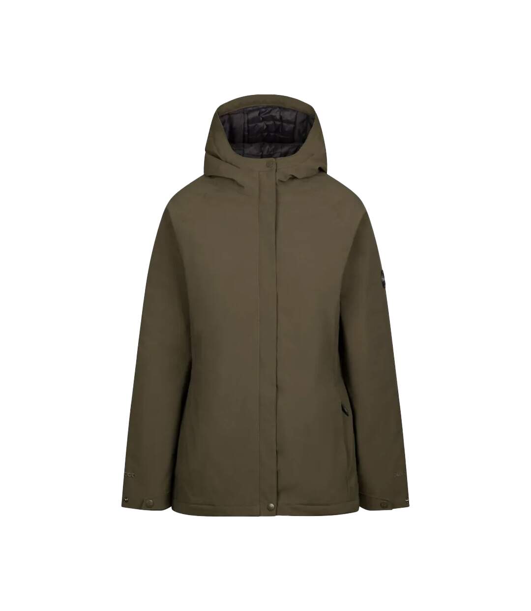 Womens/ladies carlotta raincoat dark vine Trespass-1