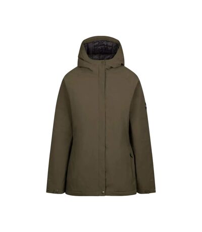 Womens/ladies carlotta raincoat dark vine Trespass