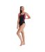 Maillot de bain 1 pièce boom muscleback femme noir / rose Speedo