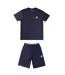 Ensemble T-shirt Et Short Détente Homme Bleu Marine Money-2