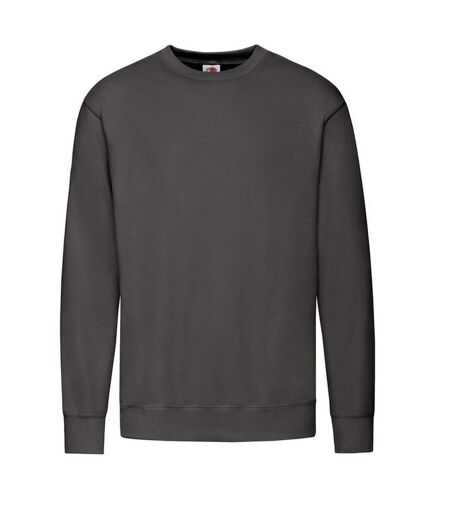 Sweat À Manches Cousues Homme Graphite Clair Fruit Of The Loom