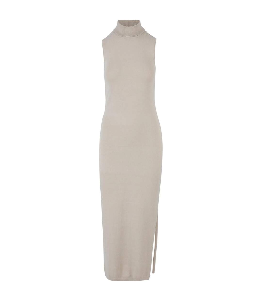 Robe Longue Motif/style Tricoté Femme Beige Urban Classics-1
