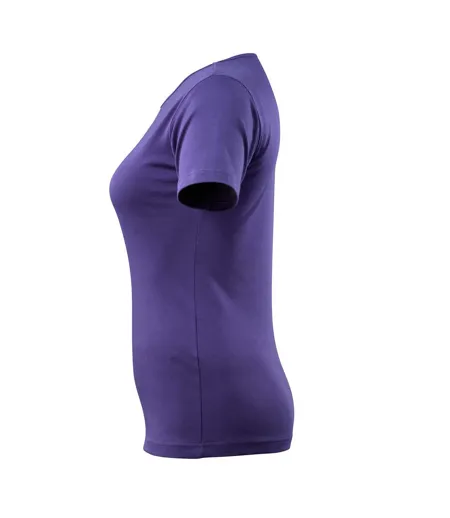 Womens/ladies Crossover Arras T-shirt Violet Mascot