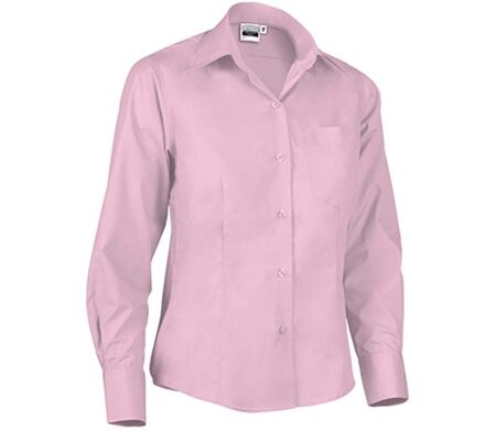 Chemise manches longues - Femme - STAR ML - rose pastel