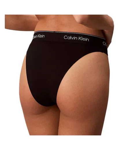 String noir femme calvin klein jeans tanga