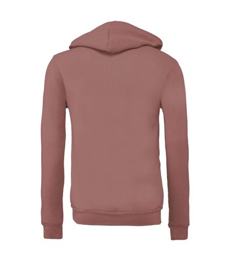 Canvas Sweat À Capuche Et Fermeture Zippée Homme Mauve Bella + Canvas