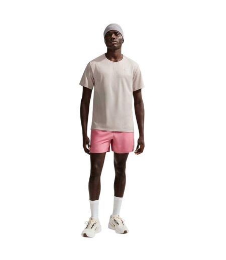 T-shirt Motif/style Swoosh Miler Homme Anthracite Nike