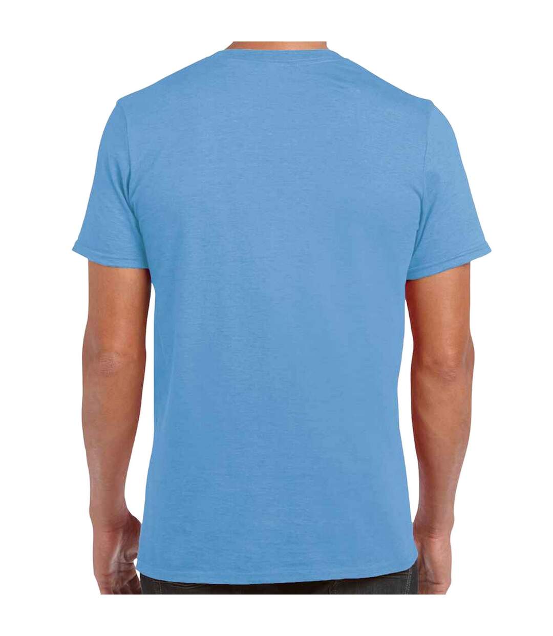 T-shirt manches courtes homme bleuet clair Gildan-2