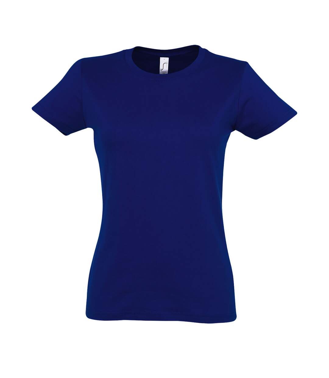 T-shirt imperial femme bleu foncé SOLS