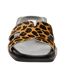 Womens/ladies Hadyn Leather H-strap Sandals Leopard Steve Madden-4