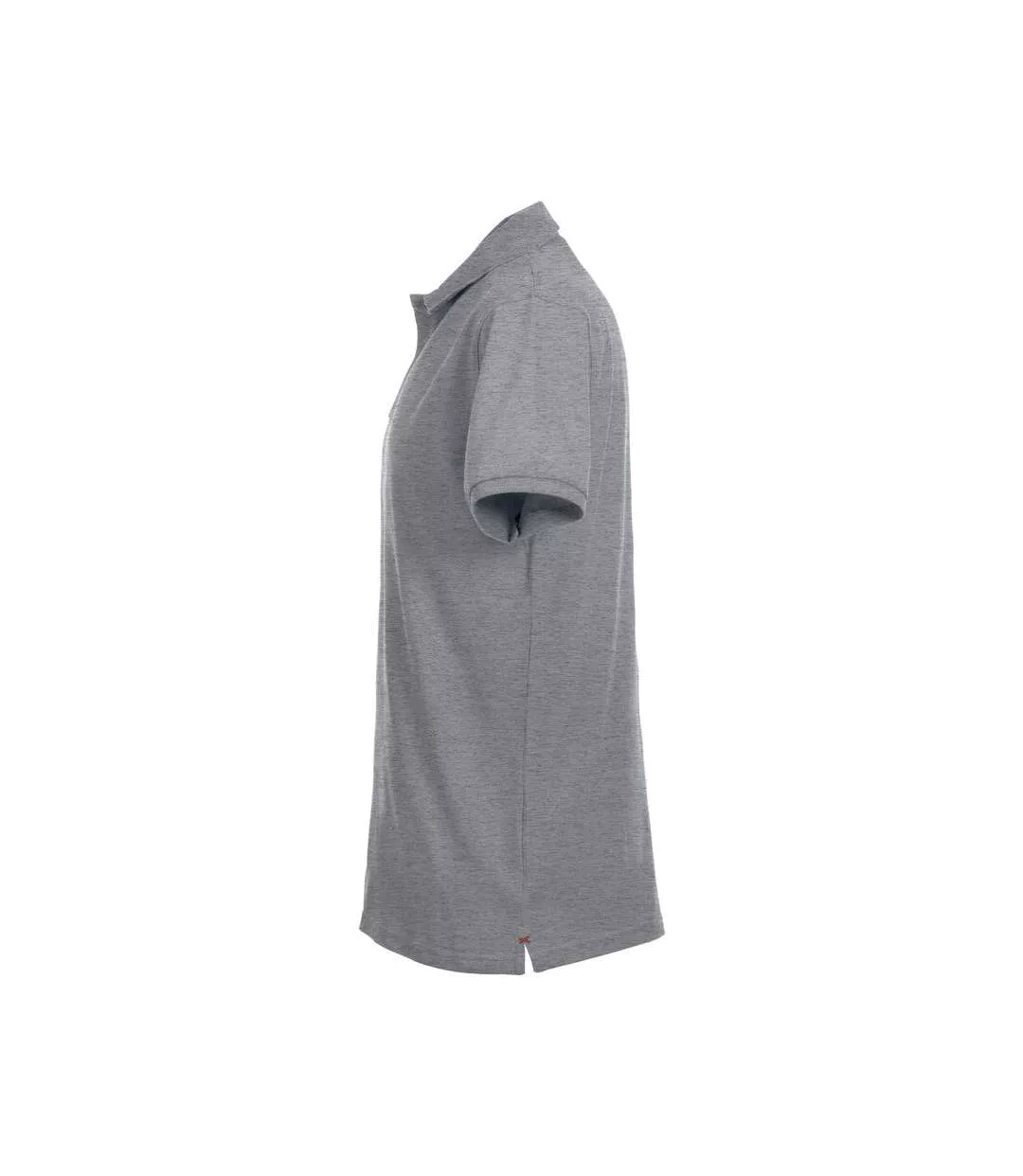 Polo Premium Homme Gris Chiné Clique-3