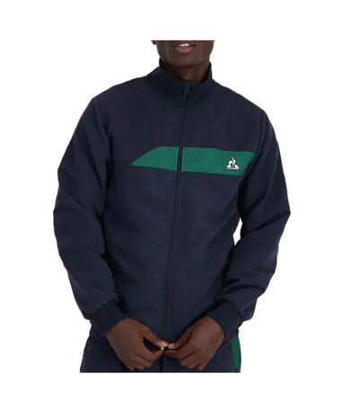 Veste zippée marine/verte homme le coq sportif saison - m