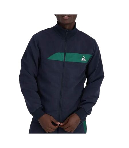 Veste zippée marine/verte homme le coq sportif saison - m