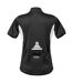 Womens/ladies Bikewear Performance Full Zip Jersey Black White Spiro-2