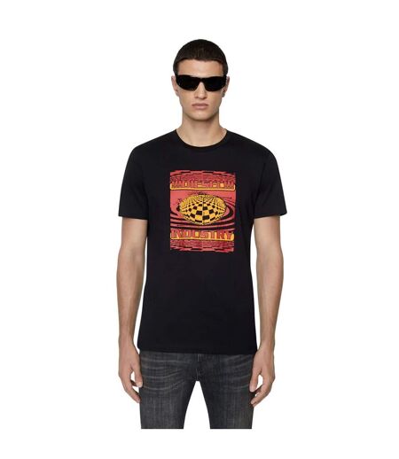 T-shirt Motif/style Industriel Adulte Noir Diesel