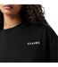 Womens/ladies Logo Crew Neck Regular T-shirt Black USA Pro-4
