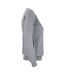 Womens/ladies oakville v neck sweatshirt grey melange Cutter & Buck-4