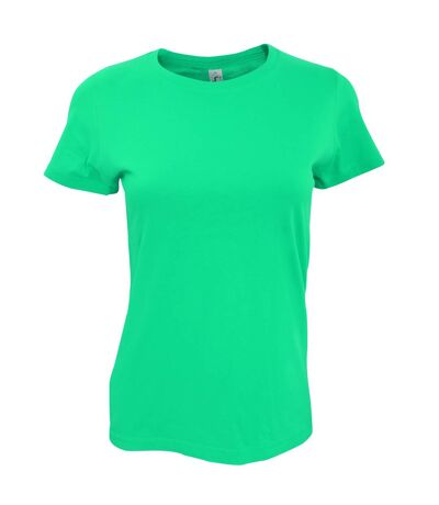 SOLS Womens/Ladies Imperial Heavy Short Sleeve Tee (Emerald)