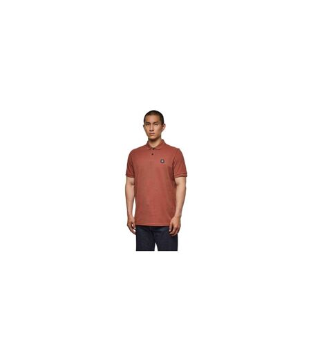 Mens Caneiros Polo Shirt Rust Weekend Offender